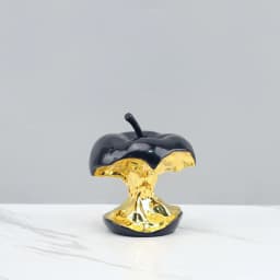 Electroplating Art Resin Carving Apples, Pear Statues, Living Room Decoration, Fruit Model Sculpture Crafts, Home Decoration