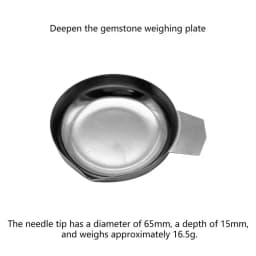1 Set Weighing Powder Pans Scale Pan For Weigh Liquid Powder Gems Diamond Gemstone Weighing Pan
