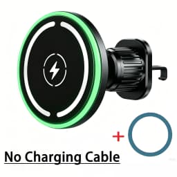 LED Wireless Charger Magnetic Car Phone Holder for iPhone 17-13 Pro Max 12 Phone Accessories 30W Fast Charging Induction Adapter