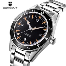 Custom Logo Men Watch Luxury NH35 Automatic Mechanical WristWatches Ceramic 41MM Corgeut Watches Sapphire Lume Sport Clock 10Bar