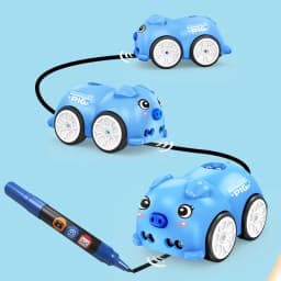 Children Cartoon Electric Play Specific Car Sensing Obstacle Avoidance Following Climbing Driving Charging RC Car Christmas Gift