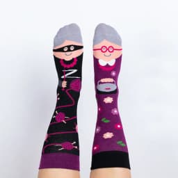 New mandarin duck socks Asymmetric AB socks Jacquard fashion sports cotton socks