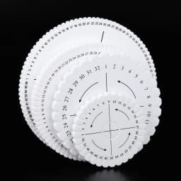 Braiding Disk Round Square Knitting Kumihimo Beading Cord Disc Tray Braiding Braided Plate DIY Bracelet Loom Weaving Board Tool