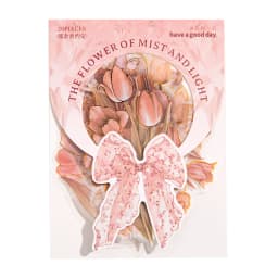 20 pcs/pack Bronzing Flowers Stickers Set Decorative Adhesive Diy Scrapbooking Diary Album Collage material Stationery Sticker