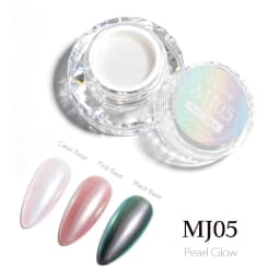 CANNI Top Coat for Chrome Powder 9ml Easy Apply with Stronger Mirror Effect Mirror Metallic Pigment for Gel Nail Art Salon