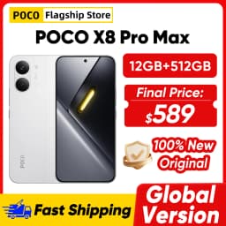 Global Version POCO X8 Pro Max 5G Smartphone Dimensity 9500s 6.83" AMOLED Display 50MP Camera 8500mAh 100W HyperCharge NFC