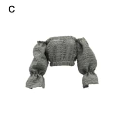 29cm Doll Kawaii Doll Clothes Cute Puff Sleeve T-shirt Skirt Daily Casual Clothing Accessories Girls Gift