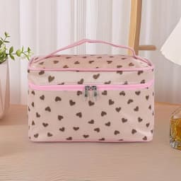 Dot Makeup Bag Travel Portable Large Capacity Toiletry Organizer Storage Box Carry On Waterproof Handbag Cosmetic Bag Wash Bag