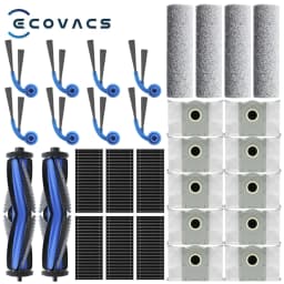 ECOVACS T80 PRO OMNI / T80 OMNI Robot Vacuum Spare Parts Main Side Brushes Mop Cloths HEPA Filters Dust Bags Accessories