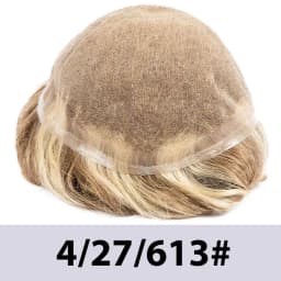 Toupee Men Full Lace Base Male Hair Prosthesis Replacement Systems Breathable Natural Human Hair Man Wig Protesis Capilar Hombre