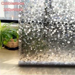 3D Stained Glass Window Film Removable Self Adhesive Glass Sticker Static Cling Vinyl Window Paper For Bathroom Home Decorative