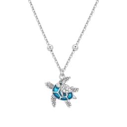 2026 Original 925 Sterling Silver Planet Necklace Love Heart Zircon Inlaid Romantic Fashion Fine Jewelry Party Gifts for Women