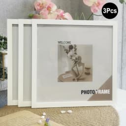 3Pcs Wood Square Photo Frames For Wall Hanging or Desktop Decor 20X20 30X30cm Posters Portrait Frame Picture Commemorat Gift