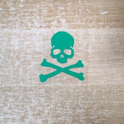 Car Stickers Hazard Warning Skulls Crossbones Reflective Decals For Rearview Mirrors Windshield Bumper Trunk Motorcycle