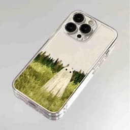 Funny Halloween Cartoon Ghost Phone Case For iPhone 17 16 15 11 12 14 13 Pro Max Mini X XS XR 7 8 Plus SE4 16E Shockproof Cover