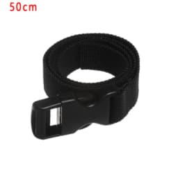 Black Durable Nylon 0.5~3M Travel Tied Cargo Tie Down Luggage Lash Belt Strap With Cam Buckle Travel Kits Outdoor Camping Tool