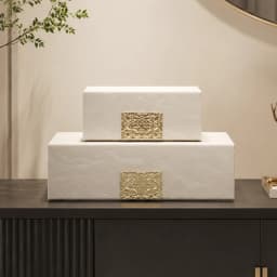Luxury Jewelry Box Leather Simple Storage Jewelry Boxes Bracelet Necklaces Organizer Box Trinket Packaging Holiday Gift Supplies