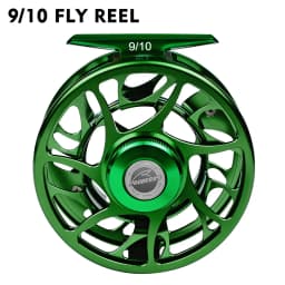 PROBEROS 3+1BB Fly Fishing Wheel 3/4-5/6-7/8 WT Fly Fishing Reel Aluminum Fly Reel CNC Machine Cut Large Arbor Die Casting
