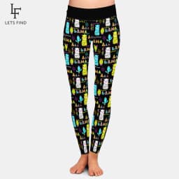 LETSFIND Hot Sell 3D Abstraction Pattern Print Fitness Legging Fashion High Waist Sexy Women Slim Stretch Pants