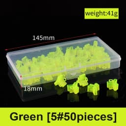 50Pcs/Lot Lightweight Accessories with Slots Sleeves Tool Durable Protector Caps Fishing Out Hook Cover Safety Treble Fish Gear