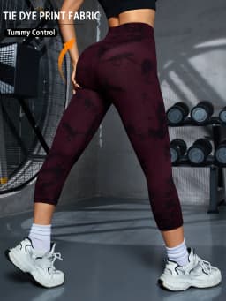 Women's High Waisted Capri Pants Super Soft Tummy Control No See Through Workout Yoga Running Athletic Gym Leggings