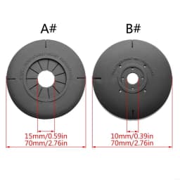 157F 15/10mm Hole Silicone Windshield Wiper Arm Bottom Hole Cover Pad Car Accessories