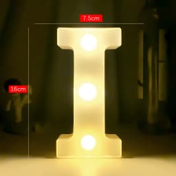 Creative Luminous Digital Number Letter Light AAA Battery Powered Lamp Night Light for Christmas Wedding Birthday Party Decor