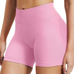 High Waisted Biker Shorts Women Booty Lifting Workout Shorts for Women 3D Seamless Gym Black Color Yoga Cycling Elastic Shorts
