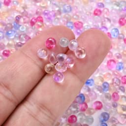100pcs 5mm Water Drop Shape Glass Hanging Beads Colorful Czech Glass Seed Beads DIY Jewelry Making Beaded Bracelet Necklac