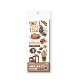 3pcs/1lot Kawaii Stationery Stickers Coffee Diary Diary Decorative Stickers Scrapbooking Craft Stickers