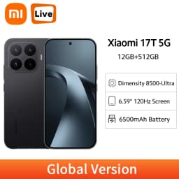 Xiaomi 17T Global Version 50MP Main Camera 256GB 512GB 1.5K 120Hz Display 6500mAh Battery 67W HyperCharge Dimensity 8500-Ultra