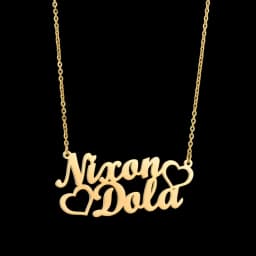 Personalized Customization of Name Pendant Necklace with Different Fonts and Styles for Perfect Party and Holiday Gifts Family