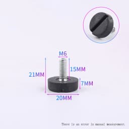 M6 M8 M10 Adjustable Leveling Chair Leg Feet Furniture Mat Screw-in Base Sofa Bed Cabinet Table Floor Protector Anti-slip Pad