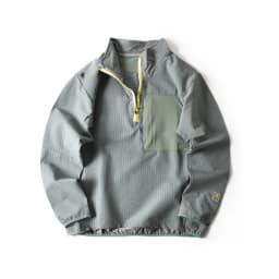 New American Style Outdoor Windproof Water-resistant Breathable Loose Casual Half-zip Hoodie Long Sleeve Men's Autumn Wear