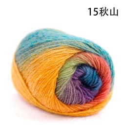 100% Wool Yarn Rainbow Color for Hand Knitting Crochet Plush Thickness Lanas Thread DIY Soft Scarf Shawl Sweater
