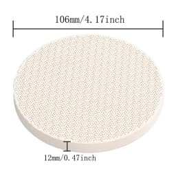 Square Honeycomb Refractory Bricks for Gold Silver Copper Jewelry Welding Processing Round Welding Plate with Heat Insulation