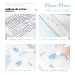 Muilti-Functional Stickers&Memo Note Pad Book Journal Scrapbook Mark Sticker School Stationery