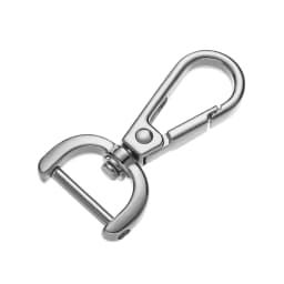 1Pc 15/20/25mm Detachable Snap Hook DIY KeyChain Bag Part Accessory Metal Bags Strap Buckles Screw Buckle Leather Lobster Clasp