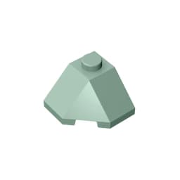 Gobricks GDS-802 ROOF TILE 2X2X1 45 DEGR.-BOT.45DEGR. compatible with lego 13548 children's DIY Educational Building Blocks Tech