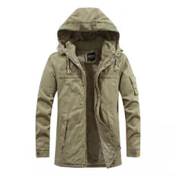 Winter Mid-length Jackets Men Military Fur Lined Thicken Warm Windbreaker Coats Mens High Quality Outdoor Tactical Parka Outwear