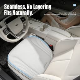 LEIBOO Summer Universal Breathable Hot Pressed Seaweed Fiber Car Seat Cushion Non Slip Wear Resistant Auto Protector Cover Pad