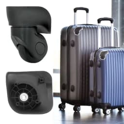 Hot 1 Pair Suitcase Wheels Replacement Travel Suitcase Wheels Repair Hand Spinner Caster Black Grey Luggage Wheel Spare Parts