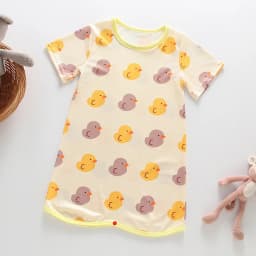0-3 Years Newborn Ice Silk Thin Sleepwear Print Babysuits Cartoon Romper Summer New Boys Girls Baby Anti Kick Clothing