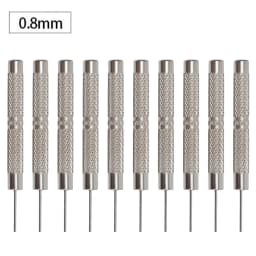 10 Pcs Iron Pin Punch 0.7-1.0mm Watch Strap Belt Bracelet Remover Adjust Gadget For Repairing Hand Manual Tools