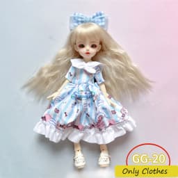 Cute GG Series Pretty Personalized Clothes for 30 cm 1/6 Bjd Byte Doll DIY Dress Up Clothing Skirt Casual Suit Socks Accessories