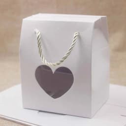 10PC DIY Handmade Paper Gifts Package Box with Window Thank You Paper Hanger Box for Candy Wedding Favors Wrapping Package
