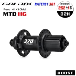 GOLDIX M370 32H Boost MTB Hub 36T Ratchet Center Lock Disc Brake Sealed Bearings HG XD MS 10-12 Speed Front Rear MTB Bicycle Hub