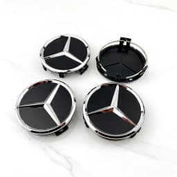 20Pcs 75mm Car Wheel Center Cap Hub Covers Badge For Mercedes Benz AMG B/C/E/S Class C43 C63 E43 E53 E63 GLC GLK CLA Accessories