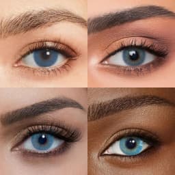 VISUASHOW Aurora Small Pupil Colored Contact Lenses 14.2mm Yearly Disposable Korea Design Natural Prescription Myopia Wholesale