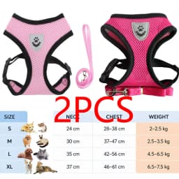 Cat Leash and Harness Cat Tent Kitten Harness Strap for Cats Neck Belt Anti Escape Pets Vest Harness Dog Neck Belt MBD01